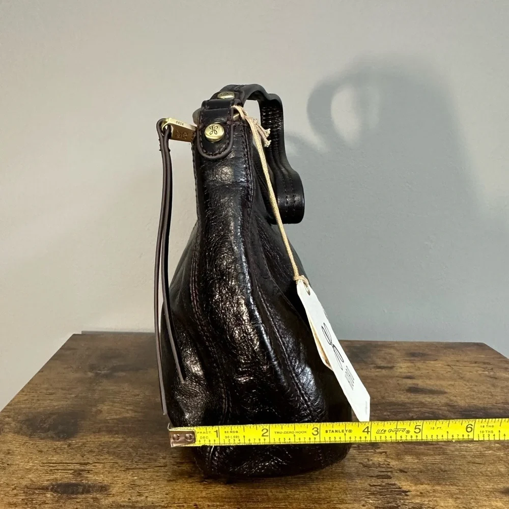 HOBO Black Leather Shoulder Bag